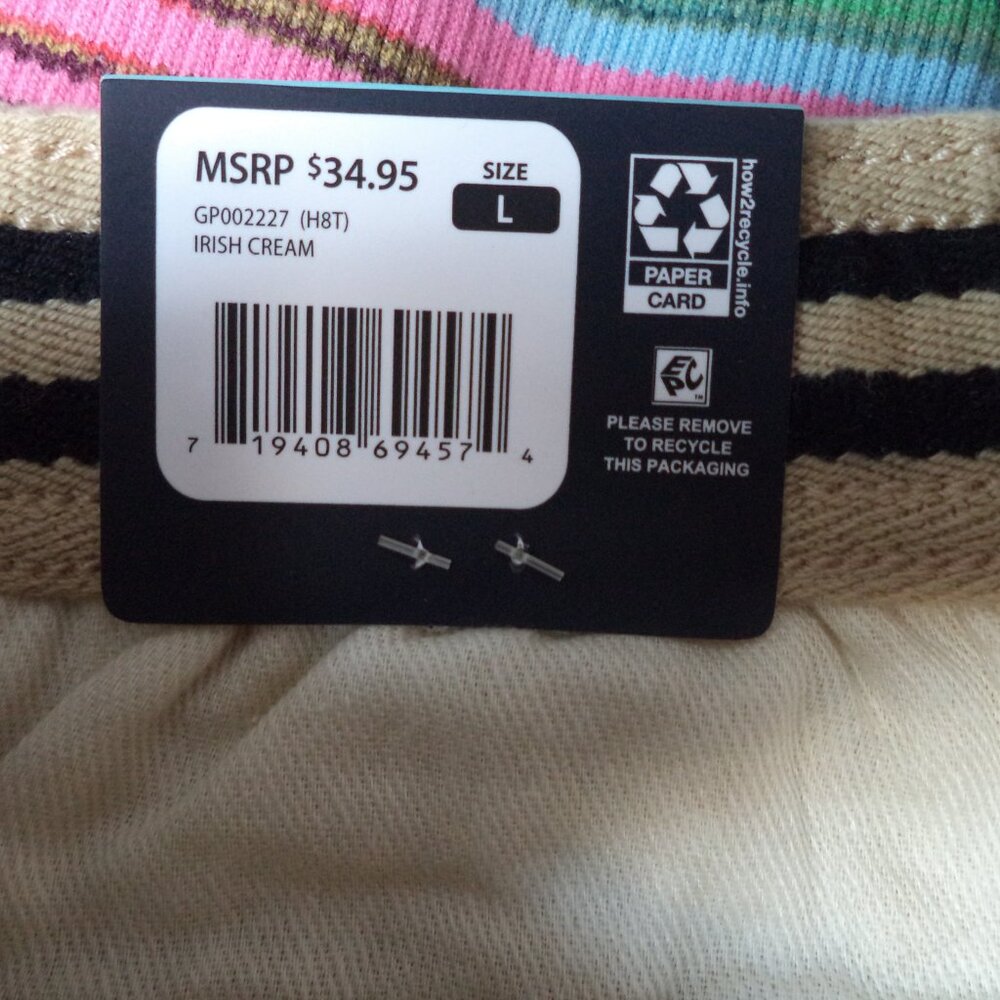 GAP khaki elastic waist Bermuda shorts khaki Pockets NEW NWT Size Sz Large Lg L - Picture 9 of 11